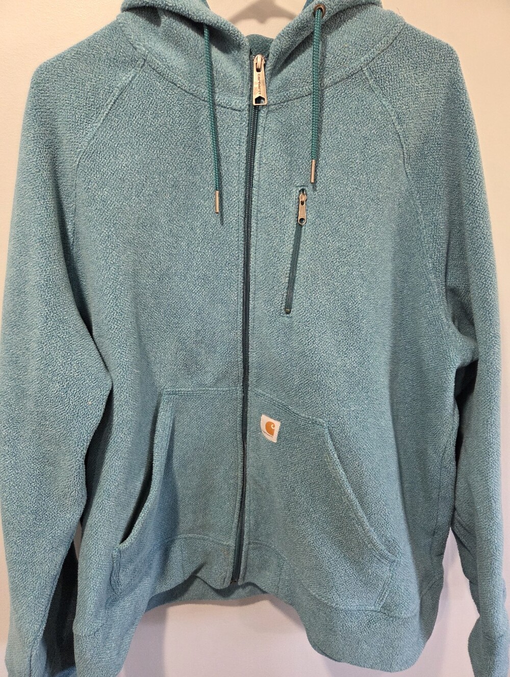 Carhartt Turquoise Fleece Sweatshirt Size XXL